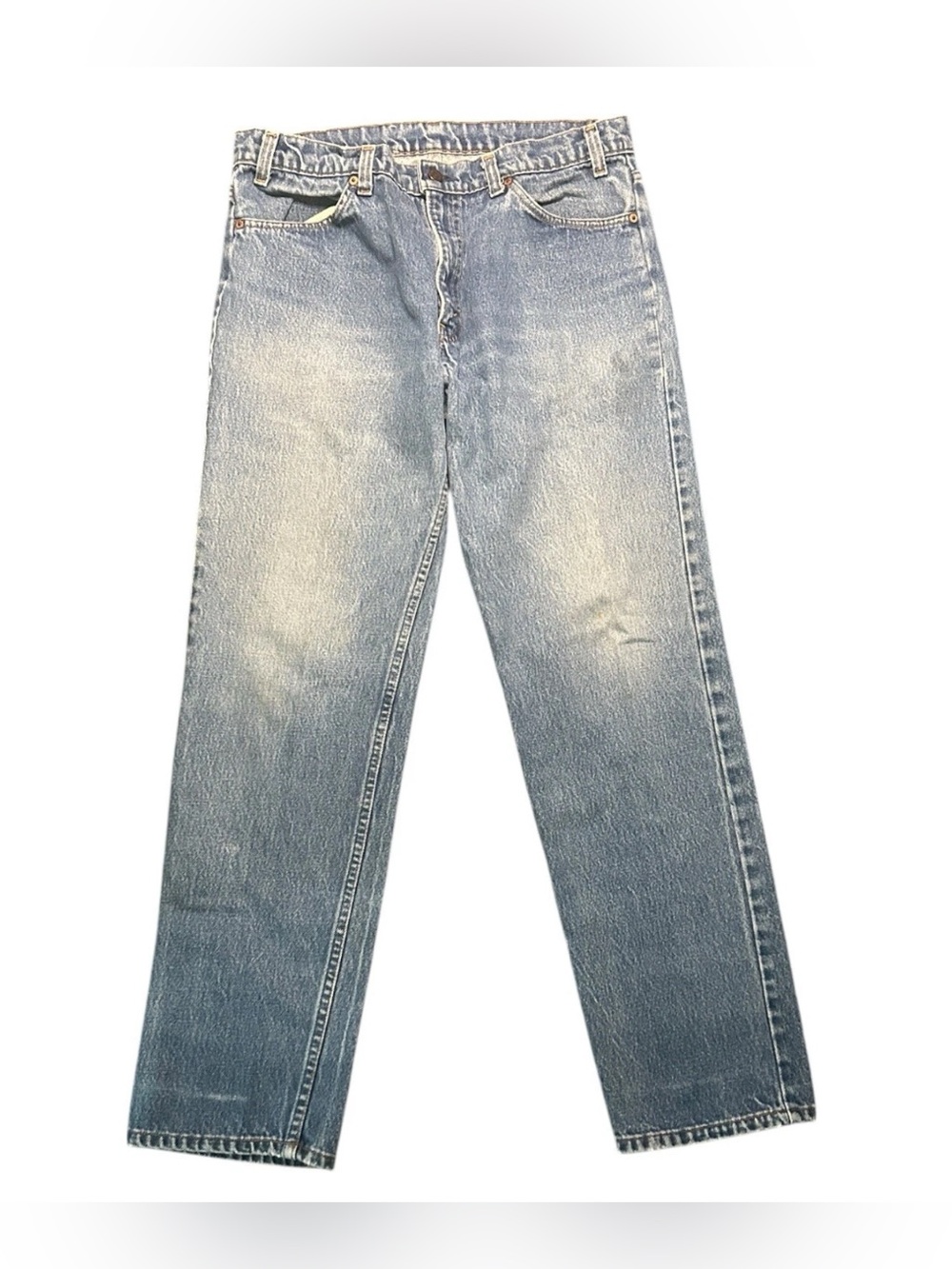VTG 70s Levi’s 505 Orange Tab Blue Jeans  Size 36x32 Made In USA